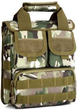 TYoung 600D Nylon Outdoor Sports Traveling Hiking Daypack Casual Bag Shoulder Bag Velcro Versatile Utility Tactical Universal Multi-function Hand Bag.