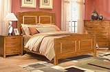 Crawford Furniture Urban Simplicity Raised Panel Bed - Light Maple