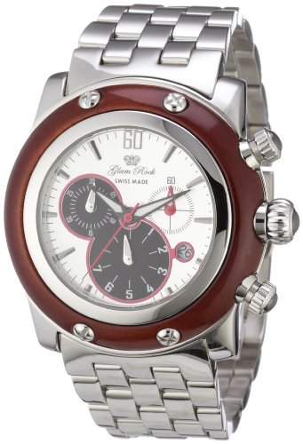 Glam Rock Damen-Armbanduhr XL Chronograph Edelstahl GR10140 Preisvergleich