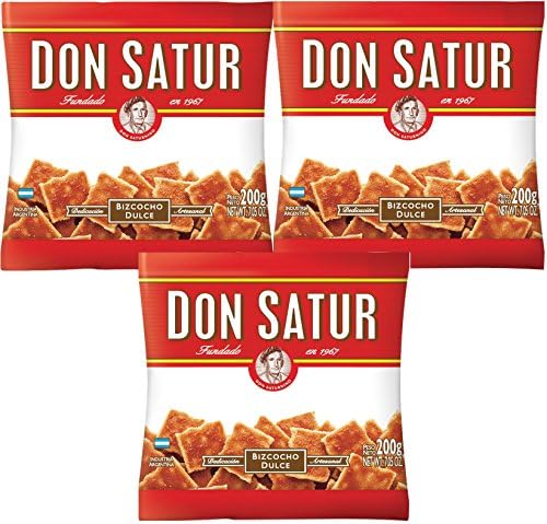 Don Satur Bizcochos Dulces 3 Pack (600g) Sweet Biscuit