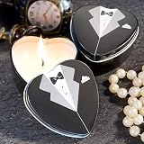 Baby Keepsake: Stylish Tux Design Travel Candles