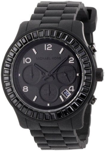 Michael Kors Quartz Black Round Dial Black Band - Women's Watch MK5395