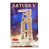 3D Wooden Puzzle SATURN V Woodcraft Construction Kit by Puzzled 3-D