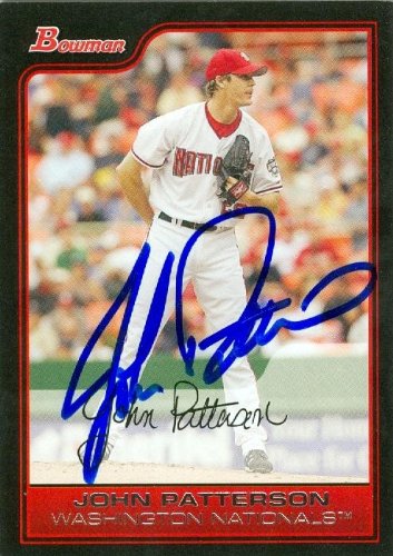 John Patterson Autographed/Hand Signed MLB Baseball Card (Washington Nationals) 2006 Bowman #172