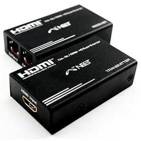 Neet� - HDMI Extender over Cat5 / Cat5e / Cat6 / RJ45 network cable - BALUN - 480p (60m) / 1080p Full HD (30m)