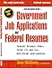 Government Job Applications and Federal Resumes