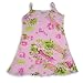 Girlfriends by Anita G. - Girls Floral Tank Dress, Pink, Green