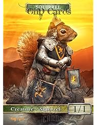 Toy: 3x Squirrel Tokens #1 Custom Altered MTG Conspiracy (for Squirrel Nest) - GnD Cards