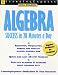 Book Algebra Success in 20 Minutes a Day (Learning Express Skill Builders)