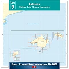 Sportbootkarten Satz 09/2005. Balearen. CD-ROM. Mallorca - Ibiza - Menorca - Formentera.