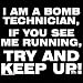 Bomb Technician - Humorous / Funny Premium Color Sweatshirt