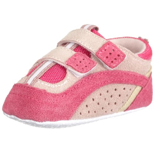Playshoes Wildleder-Babyschuh 121530, Mädchen Babyschuhe, pink, (pink 18), EU 18