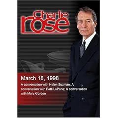 Charlie Rose with Helen Suzman; Patti LuPone; Mary Gordon (March 18, 1998)