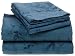 Melrose Home Blue Floral Paisley 150 GSM Heavy Cotton Flannel Sheet Set, Full