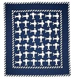 Airplane Crib Quilt (44 x 55)