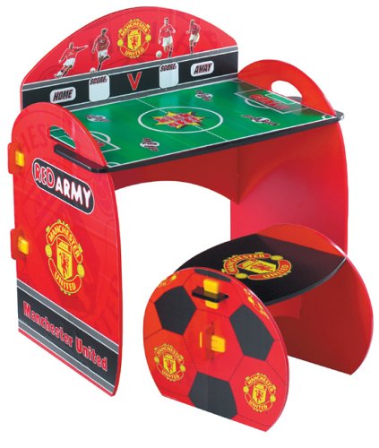 Childrens Toyshop  Toys : Man Utd Desk & Stool