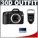 Canon EOS 30D 8.2MP Digital SLR Camera (Body Only) [in Canon Outfit Box] + Canon Speedlite 430EX Flash