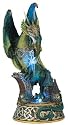 Dragon w/ Lighting LED Crystal Ball Collectible Figurine Statue Model