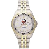 LogoArt New York Islanders Men's All-Star Stainless Steel Watch