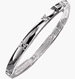 Avon Classic Silvertone Bangle Bracelet Silvertone