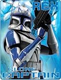 Star Wars Clone Wars Clone Captain Fleece Blanket