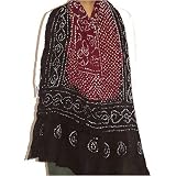 Designer Scarves Cotton Tie and Dye 88 x 40 inches
