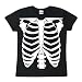 Skeleton Glow In The Dark Ladies Costume T-Shirt