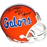 Reggie Nelson Autographed Florida Gators Mini Helmet w/ "2006 BCS Champs"