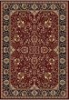 Traditional Area Rug, 828 Visions Collection 4'x5' Red.