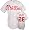 Chase Utley Philadelphia Phillies Home White/Scarlet MLB Replica Jersey - Small