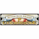 MLB Pittsburgh Pirates 9-by-30 Wood Sign