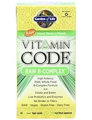 Garden of Life Vitamin Code Raw B-Complex Capsules, 120 Count