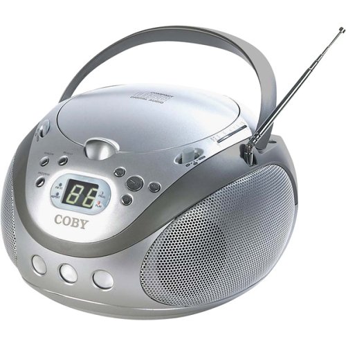 COBY CX-CD241 Portable CD Player with AM/FM Radio