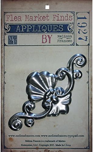 Melissa Frances JKA-011 Metal Appliques - Latina, 6.5 x 3&amp;.5 in.