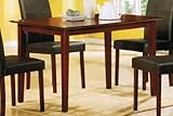 Dining Table Contemporary Style in Mahogany Finish