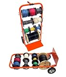 Electrical Wire Spool Holder Upright Hand Cart Free Shipping