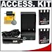 2 Replacement Canon NB-3L Batteries and Mini Battery Charger for Canon PowerShot SD550, SD500, SD20, SD10, SD100 & SD110 Digital Cameras