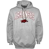 Arkansas Razorbacks Ash Pride Arch Pullover Hoodie Sweatshirt