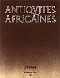 Antiquités africaines, numéro 20 - 1984