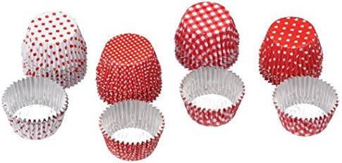 Pack of 40 Mini Round Shaped Foil Cake Baking Cases (Pack of 2)