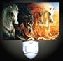 The Four Horses of the Apocalypse Decorative Night Light