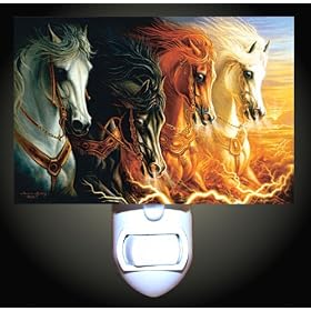The Four Horses of the Apocalypse Decorative Night Light