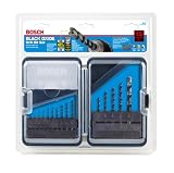 Bosch BL15 1/16-Inch to 3/8-Inch Black Oxide 15 Piece Twist Drill Assortment