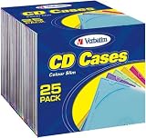 Verbatim CD Case Slimline Colour Jewel Case