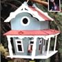 DuraCraft Bird House Bed & Breakfast Feeder