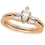 51RYcggr04L. SL160  14K Rose Gold Diamond Wedding Set   0.60 Ct.
