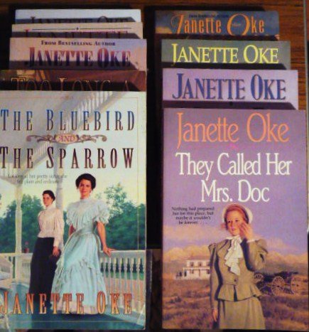 Women of the West Series (10 books) (Drums of Change; A Woman Named Damaris; Heart of the Wilderness; A Bride for Donnigan; The Measure of a Heart: A Gown of Spanish Lace; Too Long a Stranger; The Bluebird and the Sparrow; They Called Her Mrs. Doc; The Calling of Emily Evans)