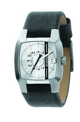 Diesel Men's DZ1091 Black Not-So-Basic Basic Analog Silver Dial Watch