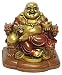 Happy Buddha Sitting on Dragon Throne