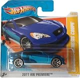 2011 Hot Wheels Blue HYUNDAI GENESIS COUPE #50/244, HW Premier (Short Card)